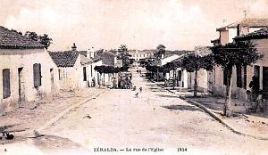 ZERALDA - RUE DE L'EGLISE - 1914